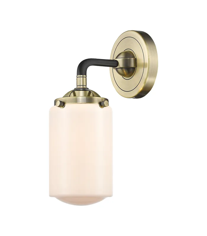 Nouveau Sconce Cast Brass Finish 9.75 Height — Modern Lights LED Wall Lights  