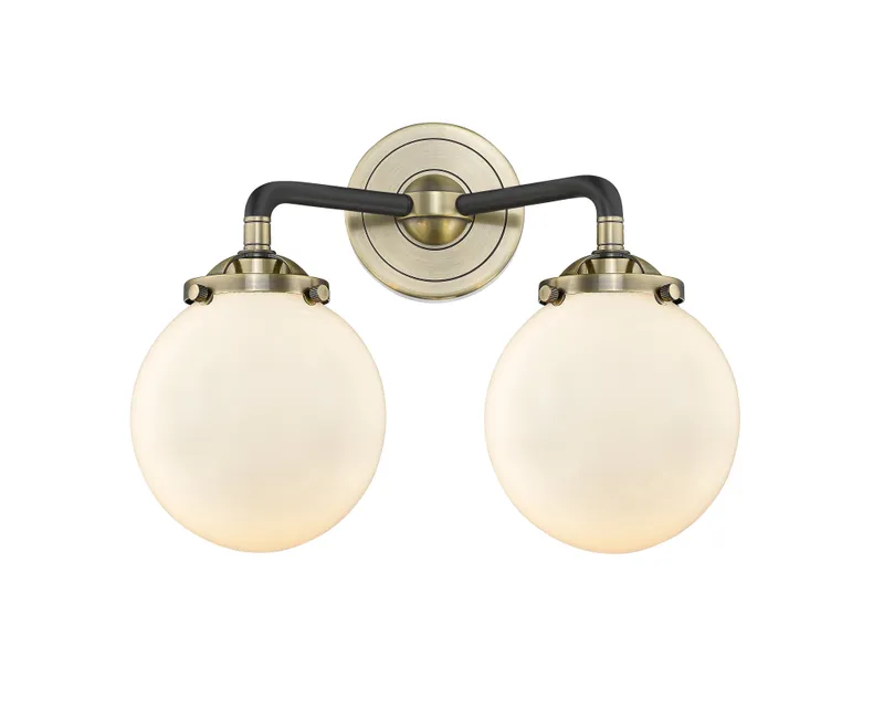 Nouveau Bath Vanity Light Cast Brass 11 Inch — Modern Lights LED Wall Lights  