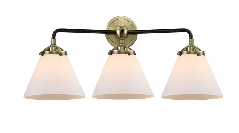 Nouveau Bath Vanity Light Glass Steel — Modern Lights LED Wall Lights  