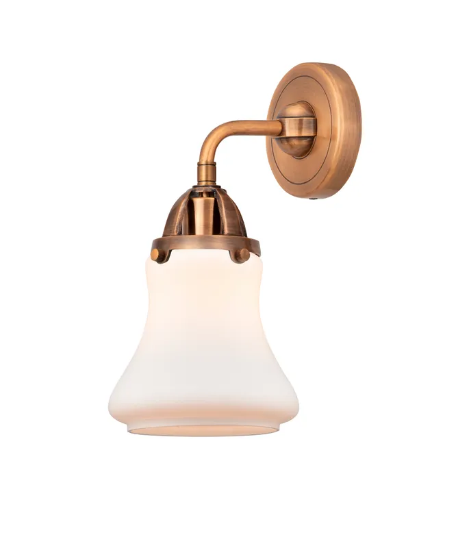 Nouveau 2 Sconce Cast Brass Glass — Modern Lights LED Wall Lights  