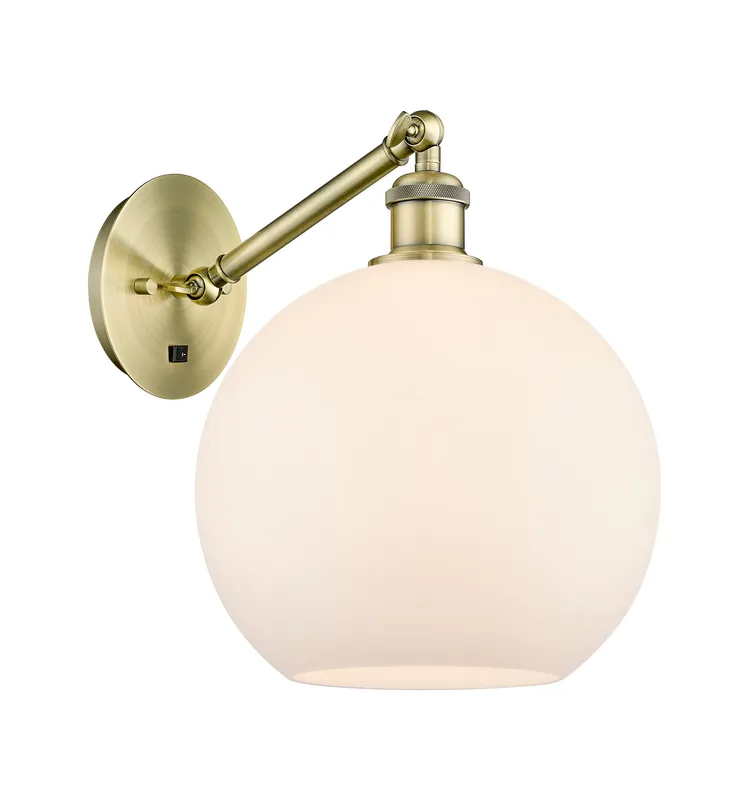 Ballston Sconce Cast Brass Steel Finish — Modern Lights LED Wall Lights  