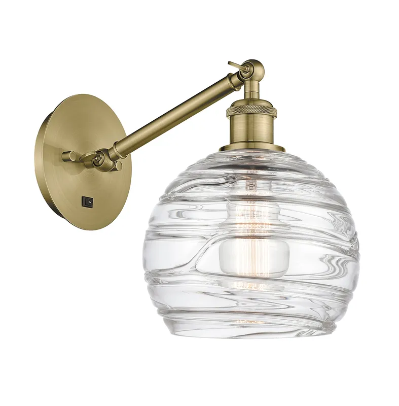 Ballston Sconce Cast Brass Swirl 8.125 — Modern Lights LED Wall Lights  