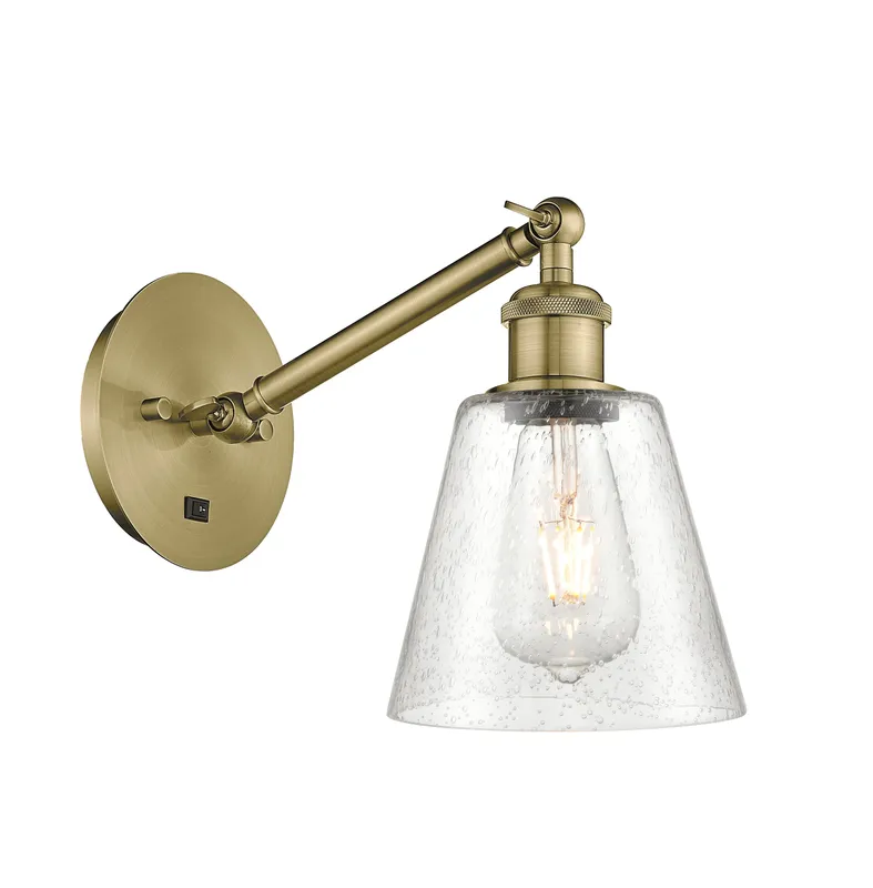 Ballston Sconce Cast Brass With Glass — Modern Lights LED Wall Lights  