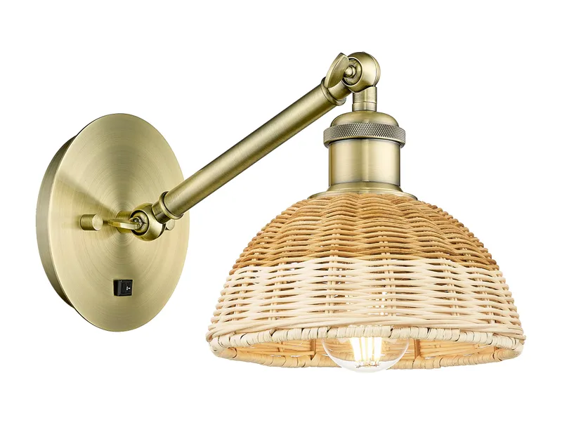 Ballston Sconce Cast Brass 9 Inch Width — Modern Lights LED Wall Lights  