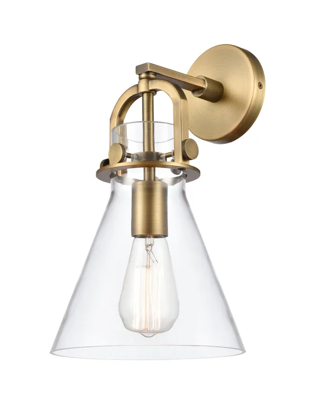 Downtown Urban Sconce Cast Brass 14 Inch — Modern Lights LED Wall Lights  