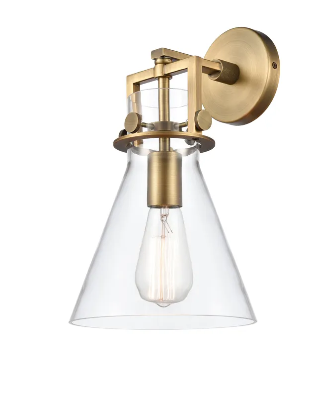 Downtown Urban Sconce Cast Brass 14.25 Inch — Modern Lights LED Wall Lights  