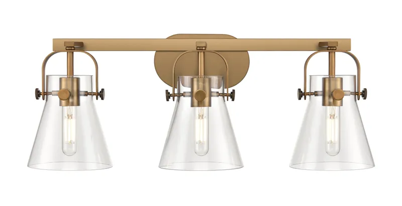 Downtown Urban Bath Vanity Steel Brass Light — Modern Lights LED Wall Lights  