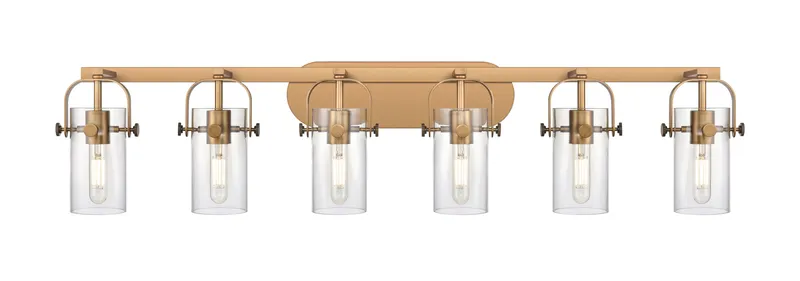 Downtown Urban Vanity Light Cast Brass — Modern Lights LED Wall Lights  