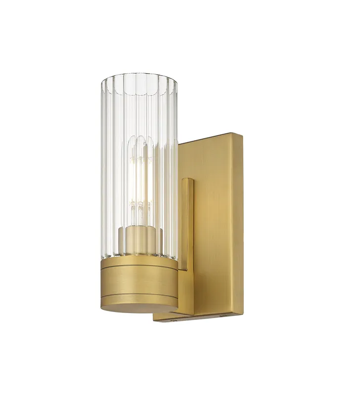 Downtown Urban Sconce Three Light Brass — Modern Lights LED Wall Lights  