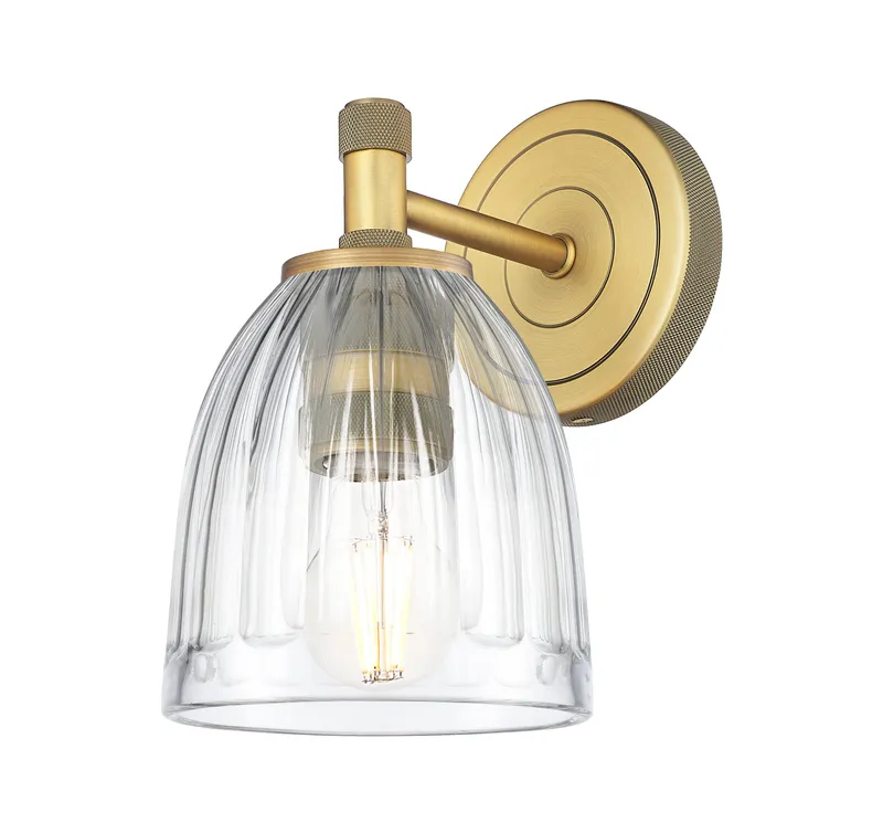 Downtown Urban Sconce Cast Brass Fixture — Modern Lights LED Wall Lights  