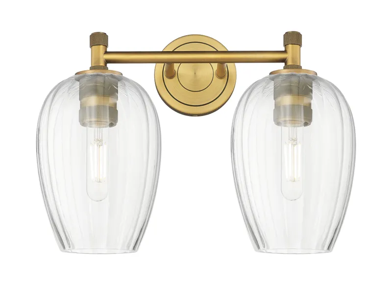 Downtown Urban Bath Vanity Light Brass 9 Inch — Modern Lights LED Wall Lights  