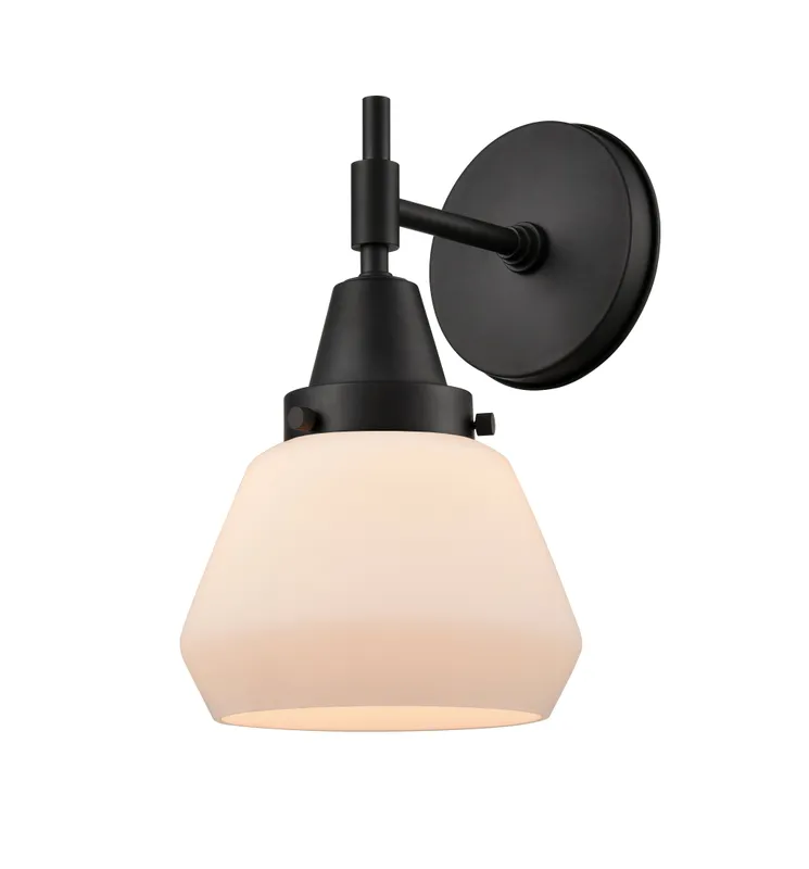 Caden Sconce Glass Steel 10.5 Inch Height — Modern Lights LED Wall Lights  