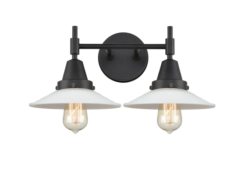 Caden Bath Vanity Light Glass Steel — Modern Lights LED Wall Lights  