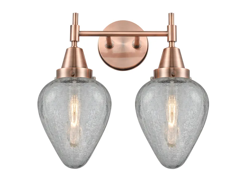 Caden Bath Vanity Light Steel Glass 15.25 — Modern Lights LED Wall Lights  