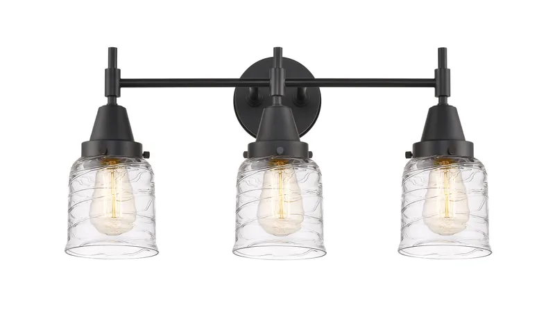 Caden Bath Vanity Light Glass Steel 23" — Modern Lights LED Wall Lights  