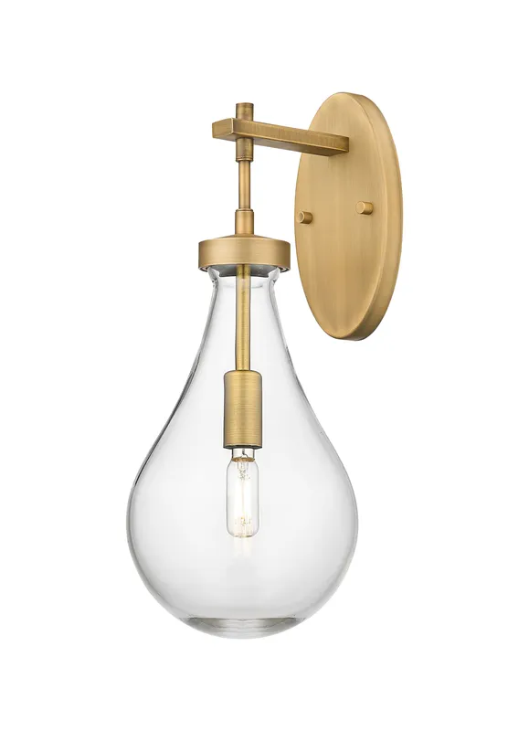 Downtown Urban Sconce Cast Brass 16.5 — Modern Lights LED Wall Lights  