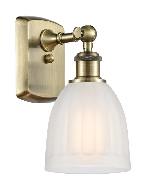 Ballston Sconce Cast Brass Modern Glass — Modern Lights LED Wall Lights  