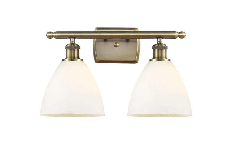Ballston Bath Vanity Light Brass Glass — Modern Lights LED Wall Lights  