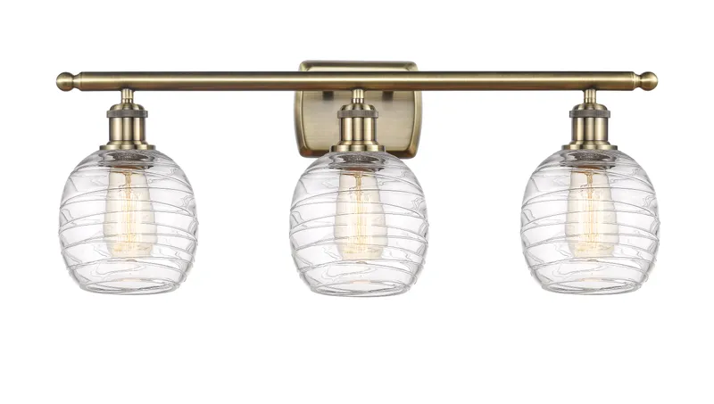 Ballston Bath Vanity Light Steel Cast Glass — Modern Lights LED Wall Lights  