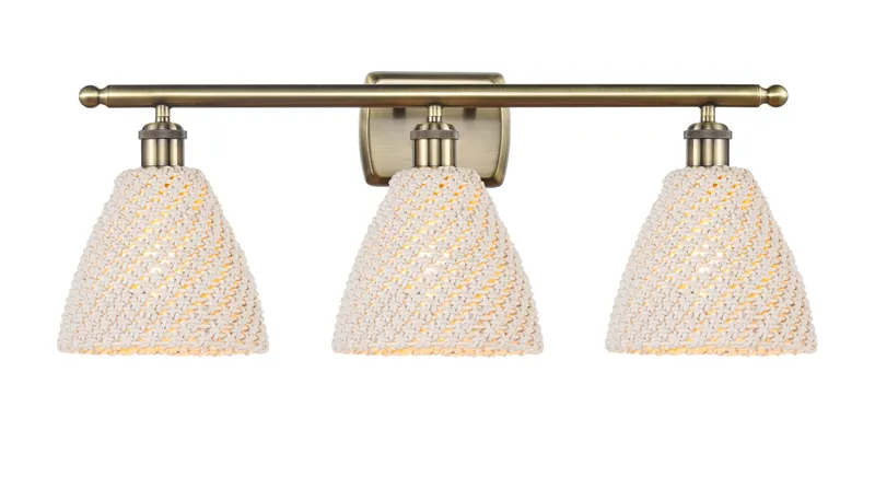 Ballston Bath Vanity Light Cast Brass 3 Light — Modern Lights LED Wall Lights  