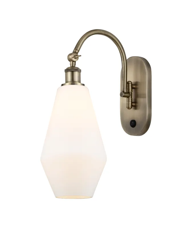 Ballston Swing Arm Cast Brass 7" Width — Modern Lights LED Wall Lights  