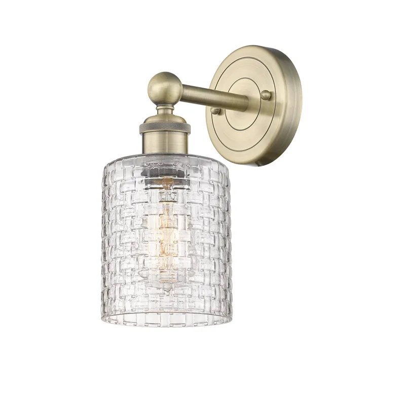 Edison Sconce Cast Brass Steel Glass — Modern Lights LED Wall Lights  