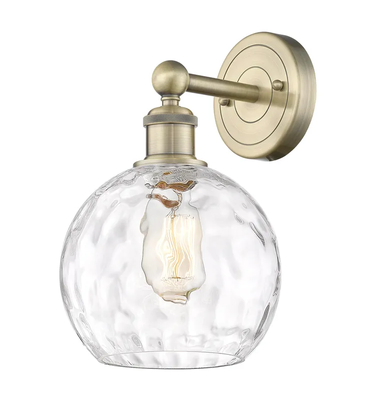 Edison Sconce Cast Brass 10.25 Inch Height — Modern Lights LED Wall Lights  