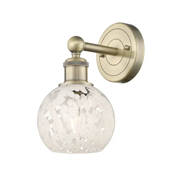 Edison Sconce Cast Brass Glass 12.25 Inch — Modern Lights LED Wall Lights  