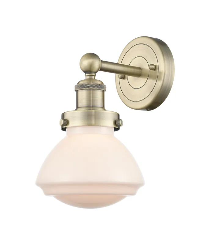 Edison Sconce Cast Brass Finish 11.875 Height — Modern Lights LED Wall Lights  