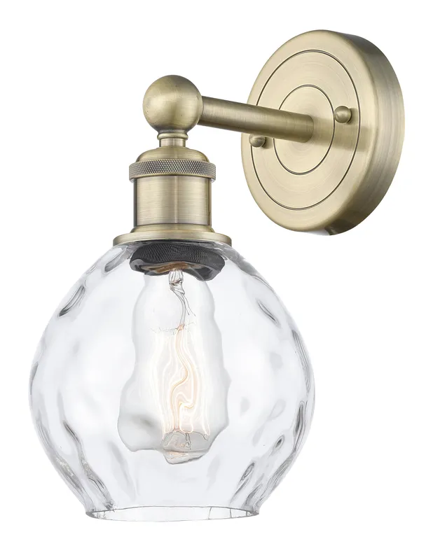 Edison Sconce Cast Brass Modern Glass — Modern Lights LED Wall Lights  