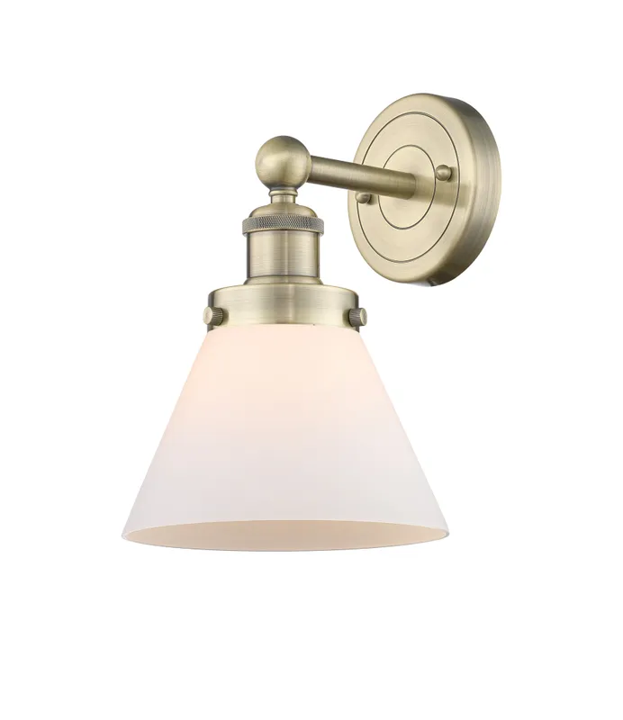 Edison Sconce Cast Brass 11.25 Inch Steel — Modern Lights LED Wall Lights  