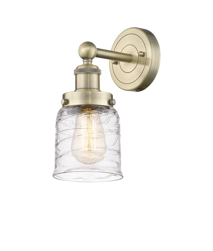 Edison Sconce Cast Brass Glass Shade — Modern Lights LED Wall Lights  