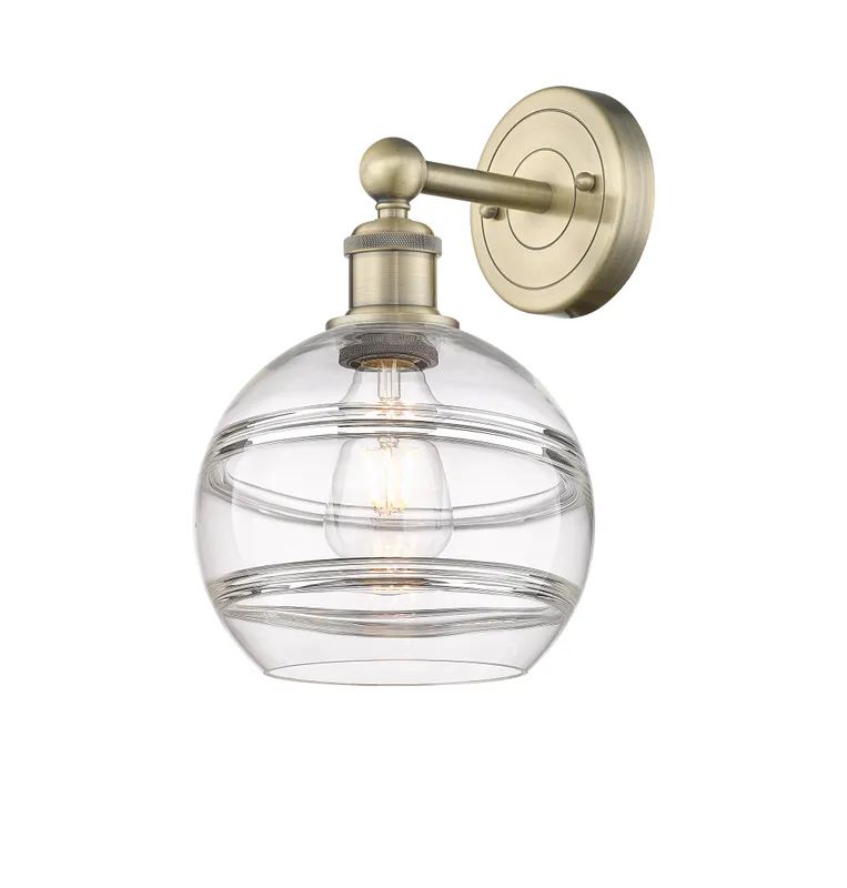 Edison Sconce Brass Glass Steel — Modern Lights LED Wall Lights  