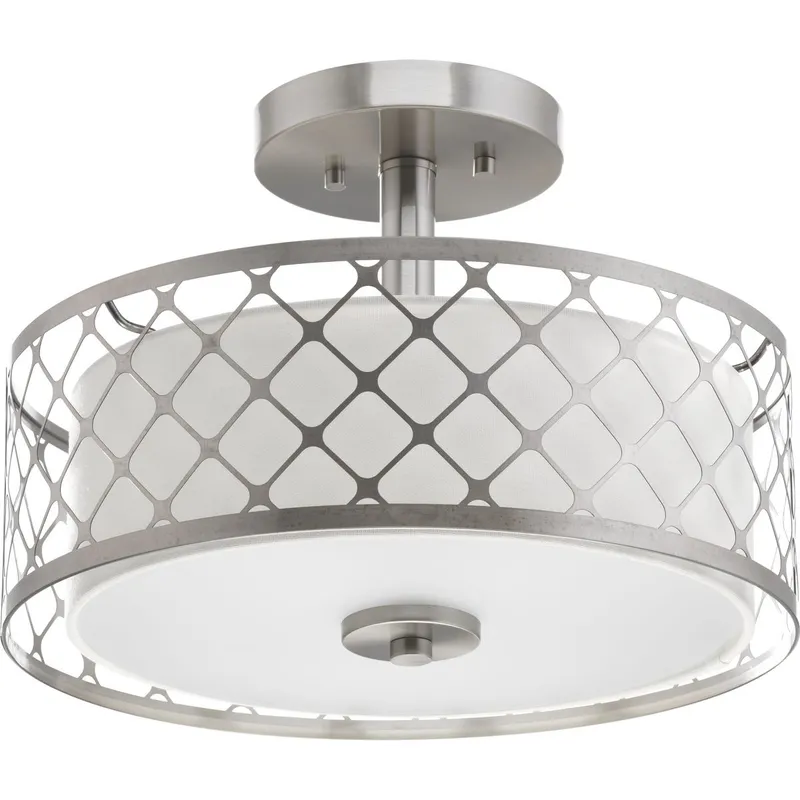 Mingle LED Collection 14" Semi-Flush Mount — Progress Lighting LED Post Top Lights  