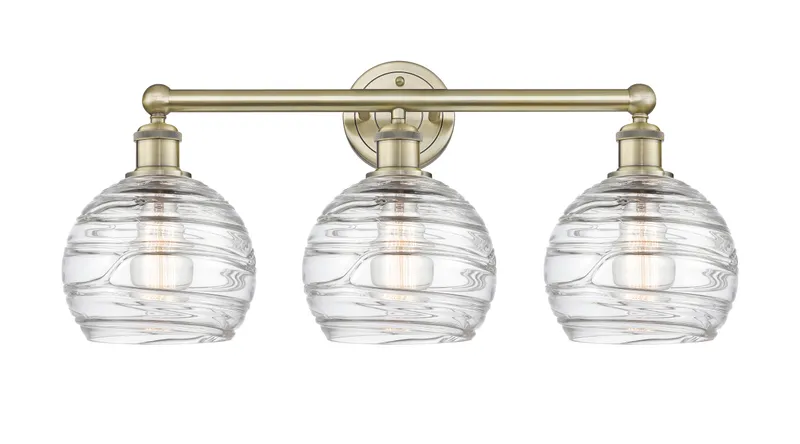 Edison Bath Vanity Light Cast Brass 3 Lights — Modern Lights LED Wall Lights  