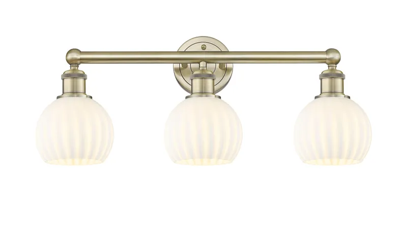 Edison Bath Vanity Light 3 Lights Brass — Modern Lights LED Wall Lights  