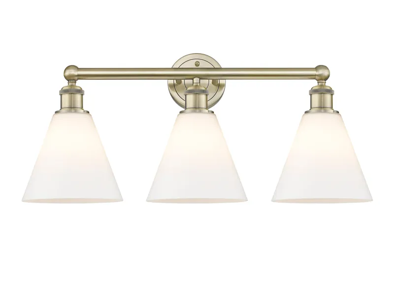 Edison Bath Vanity Light Cast Brass 24.5 Inch — Modern Lights LED Wall Lights  