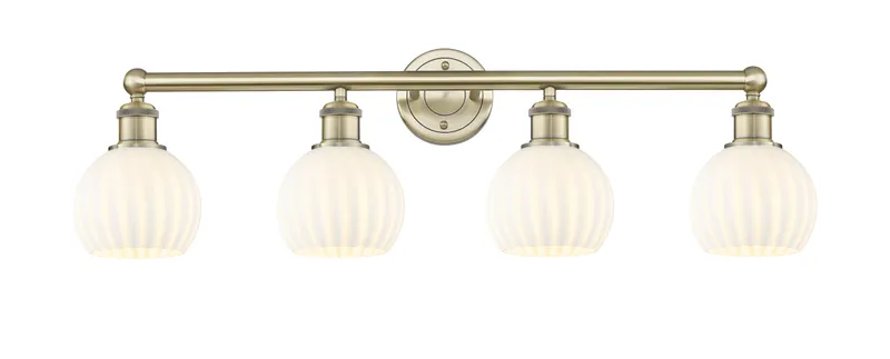 Edison Bath Vanity Light Cast Brass 35 Inches — Modern Lights LED Wall Lights  