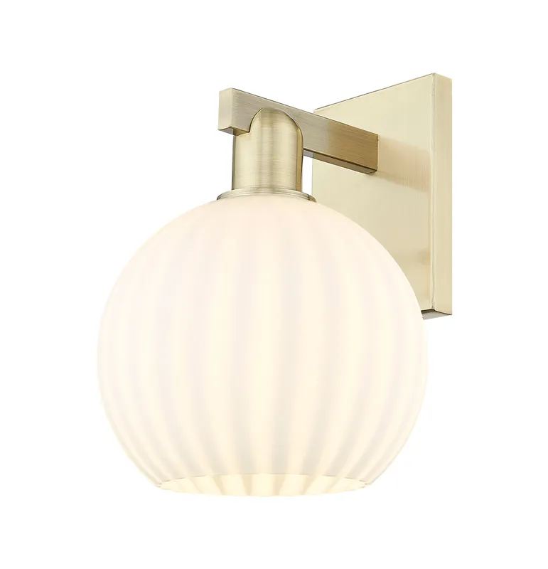 Arcadia Sconce Cast Brass Finish — Modern Lights LED Wall Lights  