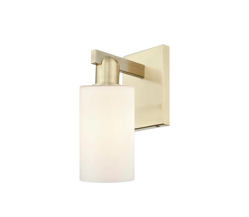 Arcadia Sconce Cast Brass Modern Glass — Modern Lights LED Wall Lights  