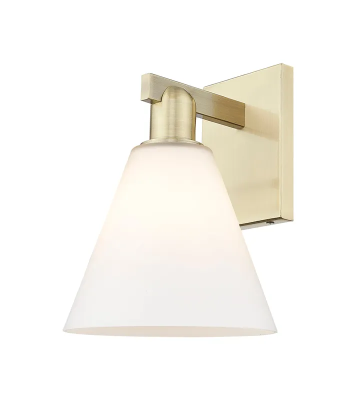 Arcadia Sconce Brass Glass Steel — Modern Lights LED Wall Lights  