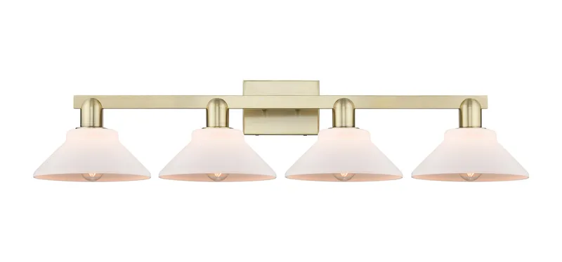 Arcadia Vanity Light Cast Brass Steel Glass — Modern Lights LED Wall Lights  