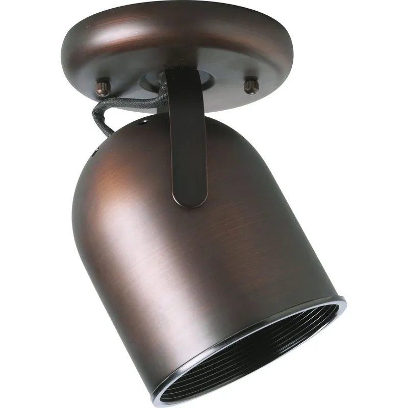 One-Light Multi Directional Roundback Wall/Ceiling Fixture — Progress Lighting LED Wall Lights  