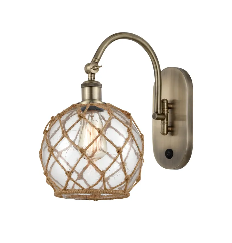 Ballston Sconce Steel Glass 14 Inch — Modern Lights LED Wall Lights  