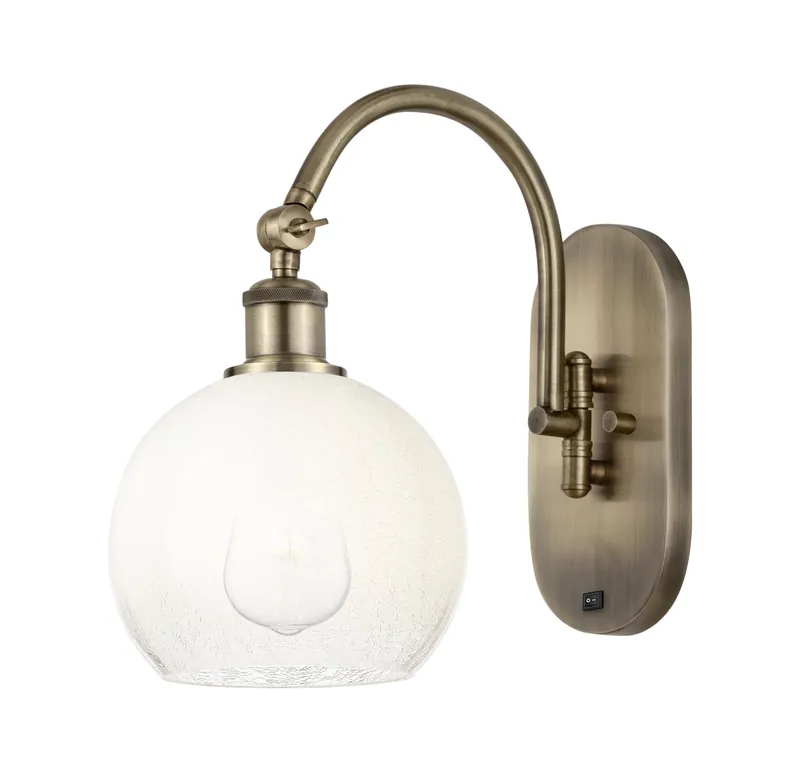 Ballston Sconce Cast Brass Glass 16 Inch — Modern Lights LED Wall Lights  
