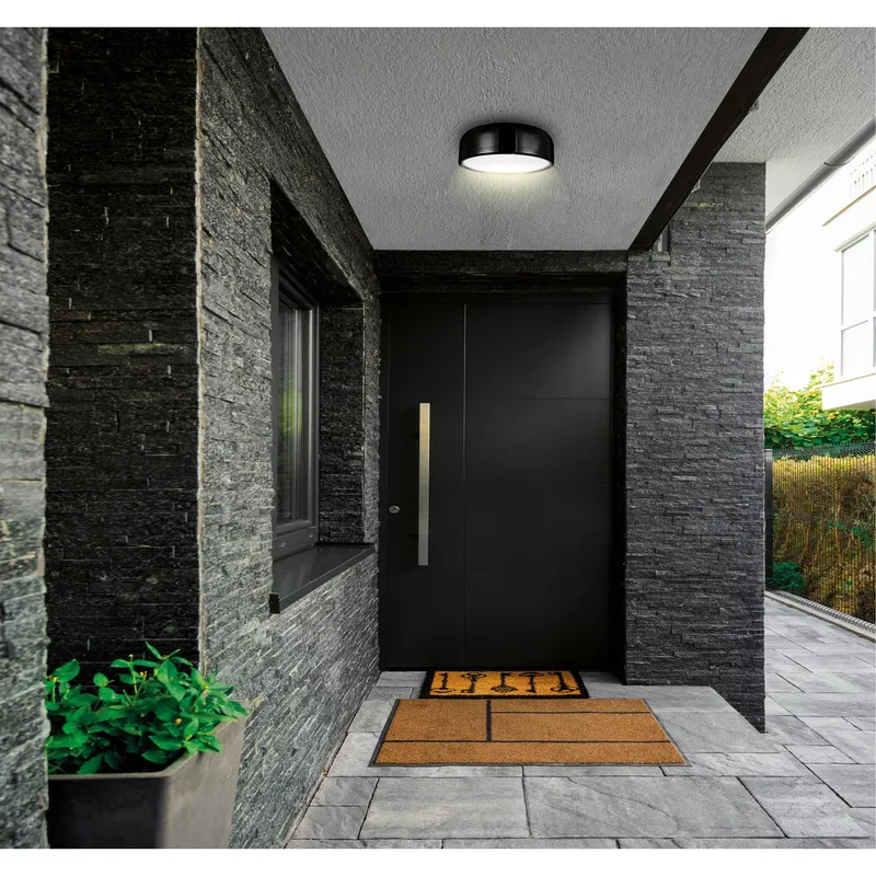 Campton 3 Light Black Flush Mount — Modern Lights LED Ceiling Lights 60.0W 