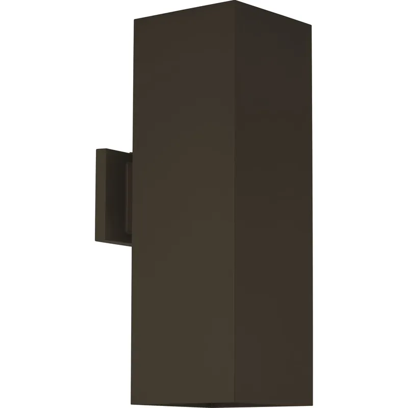 6" LED Outdoor Up/Down Wall Cylinder with Glass Top Lense — Progress Lighting LED Wall Lights  