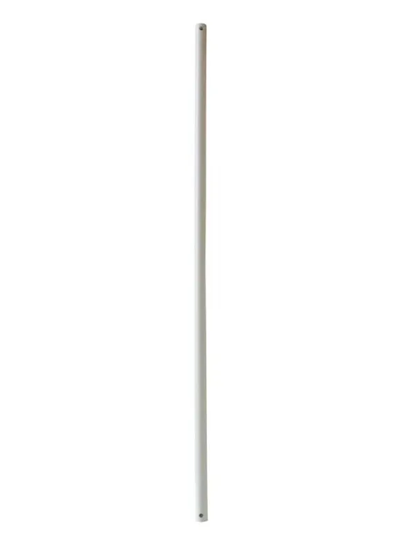 12 Inch White Downrod Compatible with Lucci Air Ceiling Fans — Modern Lights LED Ceiling Lights  