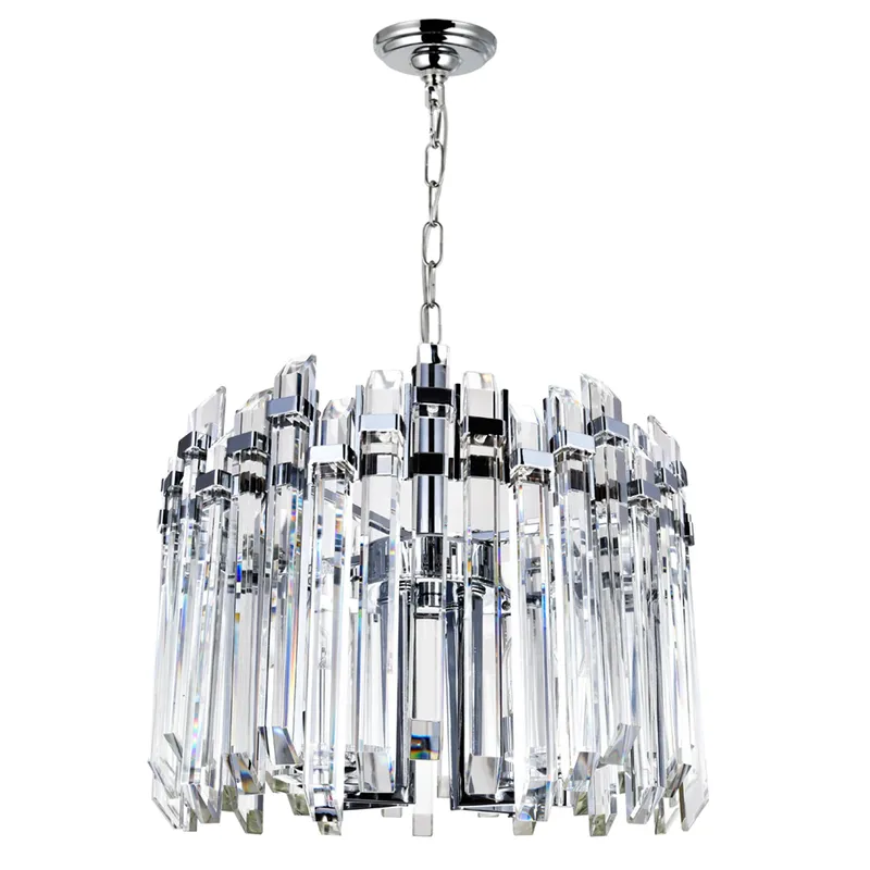 Henrietta 4 Light Chrome Chandelier — Modern Lights LED Pendant Lights 60.0W 