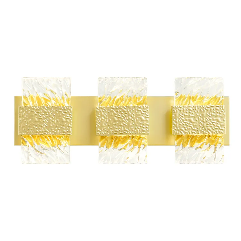 Carolina Integrated LED 21 Inch Gold Leaf Vanity Light — Modern Lights LED Wall Lights 30.0W 